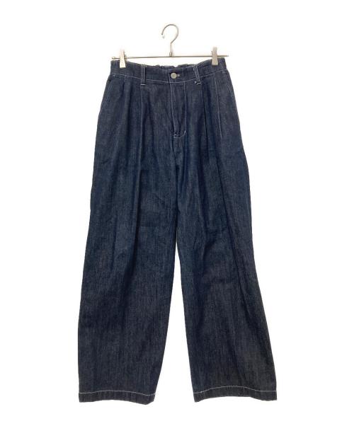 WYM LIDNM（ウィム バイ リドム）WYM LIDNM (ウィム バイ リドム) HEAVY OZ WIDE DENIM SET-UP インディゴ サイズ:Sの古着・服飾アイテム