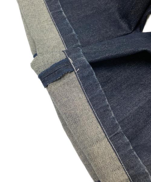 WYM LIDNM（ウィム バイ リドム）WYM LIDNM (ウィム バイ リドム) HEAVY OZ WIDE DENIM SET-UP インディゴ サイズ:Sの古着・服飾アイテム