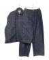 WYM LIDNM（ウィム バイ リドム）の古着「HEAVY OZ WIDE DENIM SET-UP」｜インディゴ