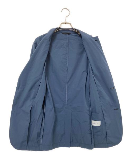 AOURE（アウール）AOURE (アウール) FEATHER CLOTH SETUP JACKET グレー サイズ:Mの古着・服飾アイテム