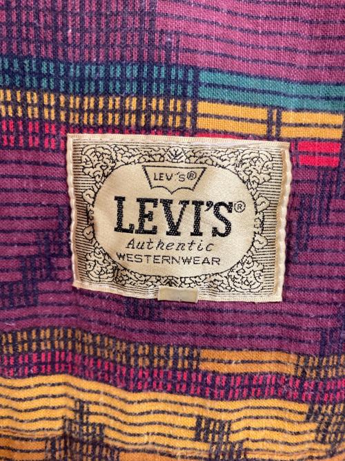 LEVI'S（リーバイス）LEVI'S (リーバイス) 裏ネイティブ デニムボンバージャケット インディゴ サイズ:Lの古着・服飾アイテム