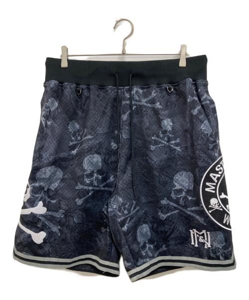 Mastermind WORLD（マスターマインド ワールド）Mastermind WORLD (マスターマインド ワールド) MITCHELL & NESS (ミッチェルアンドネス) メッシュパンツ ブラック サイズ:XLの古着・服飾アイテム