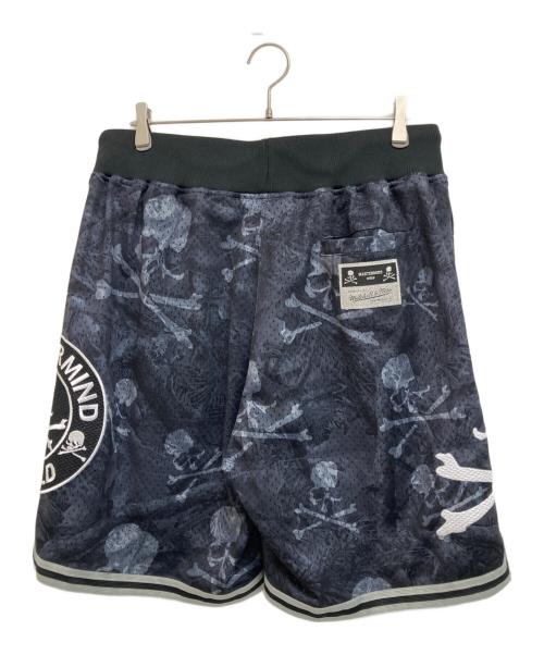 Mastermind WORLD（マスターマインド ワールド）Mastermind WORLD (マスターマインド ワールド) MITCHELL & NESS (ミッチェルアンドネス) メッシュパンツ ブラック サイズ:XLの古着・服飾アイテム