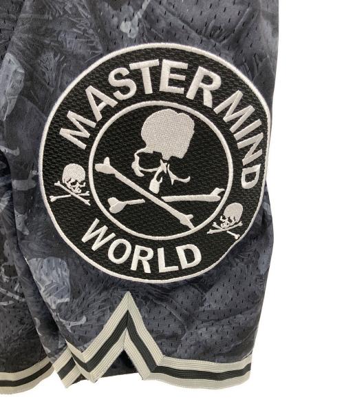 Mastermind WORLD（マスターマインド ワールド）Mastermind WORLD (マスターマインド ワールド) MITCHELL & NESS (ミッチェルアンドネス) メッシュパンツ ブラック サイズ:XLの古着・服飾アイテム