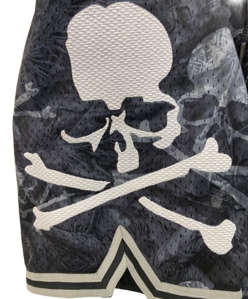 Mastermind WORLD（マスターマインド ワールド）Mastermind WORLD (マスターマインド ワールド) MITCHELL & NESS (ミッチェルアンドネス) メッシュパンツ ブラック サイズ:XLの古着・服飾アイテム