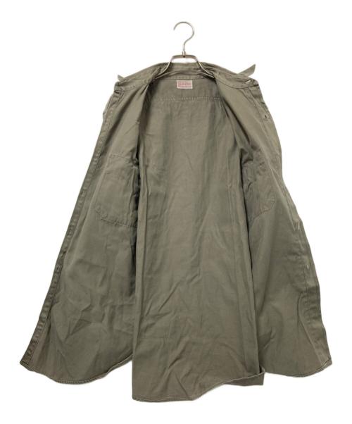 HERCULES（ヘラクレス）HERCULES (ヘラクレス) 50-60‘S luster chinoワークシャツ ベージュ サイズ:下記参照の古着・服飾アイテム