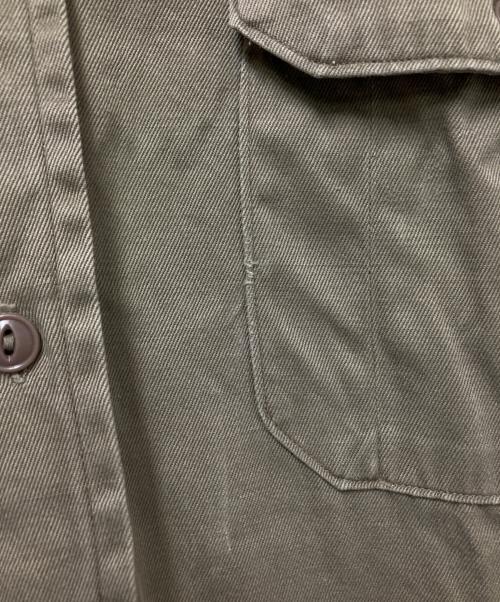 HERCULES（ヘラクレス）HERCULES (ヘラクレス) 50-60‘S luster chinoワークシャツ ベージュ サイズ:下記参照の古着・服飾アイテム