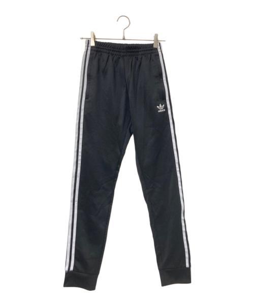 adidas（アディダス）adidas (アディダス) アディカラー クラシックス SST トラックパンツ ブラック×ホワイト サイズ:XSの古着・服飾アイテム