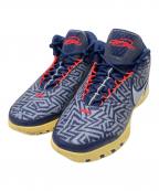 NIKEナイキ）の古着「ハイカットスニーカー」｜ベージュ×ブルー