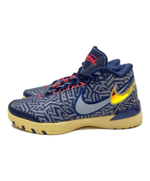NIKE（ナイキ）NIKE (ナイキ) ハイカットスニーカー ベージュ×ブルー サイズ:27.5cmの古着・服飾アイテム