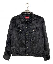 SUPREME（シュプリーム）の古着「Fuzzy Pile Trucker Jacket」｜ブラック