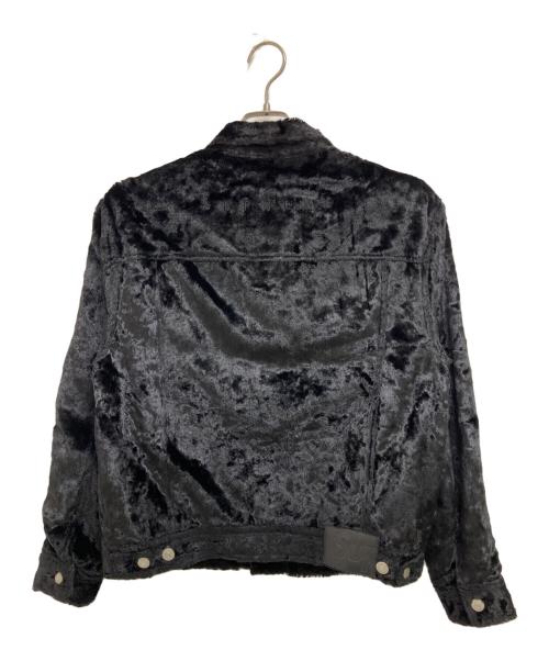 SUPREME（シュプリーム）SUPREME (シュプリーム) Fuzzy Pile Trucker Jacket ブラック サイズ:Sの古着・服飾アイテム