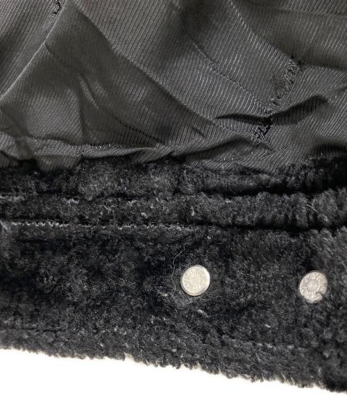 SUPREME（シュプリーム）SUPREME (シュプリーム) Fuzzy Pile Trucker Jacket ブラック サイズ:Sの古着・服飾アイテム