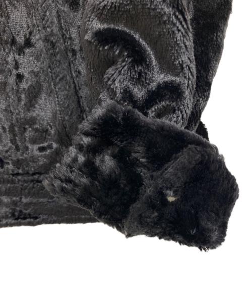 SUPREME（シュプリーム）SUPREME (シュプリーム) Fuzzy Pile Trucker Jacket ブラック サイズ:Sの古着・服飾アイテム