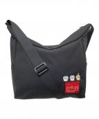Manhattan Portage×ちいかわマンハッタンポーテージ×チイカワ）の古着「ショルダーバッグ」｜ブラック
