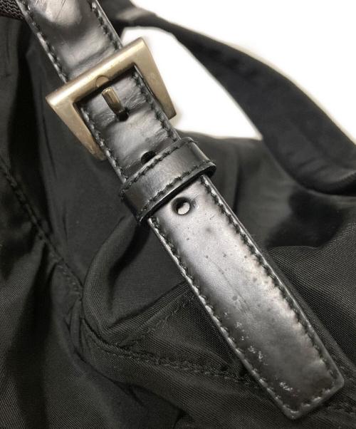PRADA（プラダ）PRADA (プラダ) トライアングルロゴ ナイロンバックパック ブラック サイズ:下記参照の古着・服飾アイテム