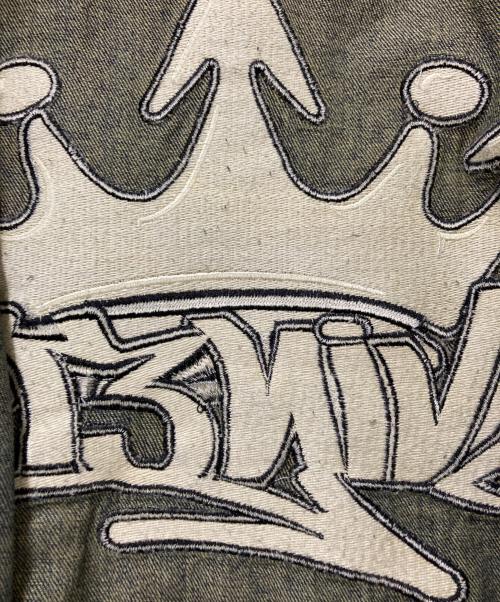 9090（9090）9090 (9090) King Logo Denim L/S Shirts インディゴ サイズ:下記参照の古着・服飾アイテム