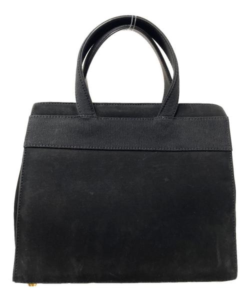 Salvatore Ferragamo（サルヴァトーレ フェラガモ）Salvatore Ferragamo (サルヴァトーレ フェラガモ) ヴァラリボン ハンドバッグ ブラック サイズ:下記参照の古着・服飾アイテム