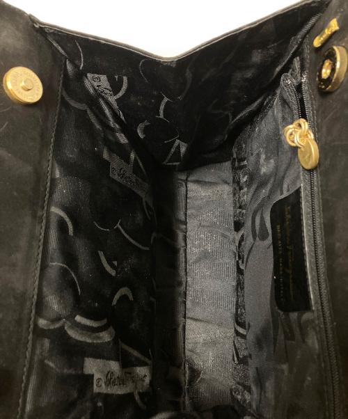 Salvatore Ferragamo（サルヴァトーレ フェラガモ）Salvatore Ferragamo (サルヴァトーレ フェラガモ) ヴァラリボン ハンドバッグ ブラック サイズ:下記参照の古着・服飾アイテム