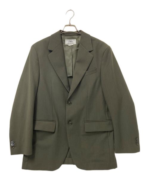 ZARA（ザラ）ZARA (ザラ) MAN SARTORIAL セットアップスーツ グリーン サイズ:JKT:US 38/PT:US 31の古着・服飾アイテム
