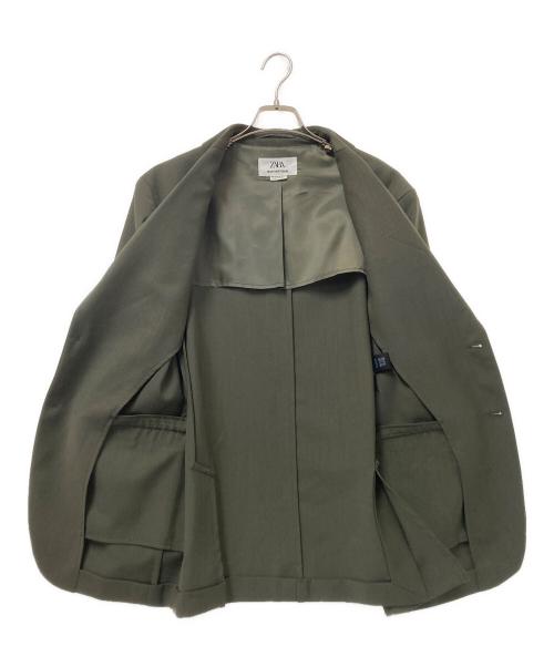 ZARA（ザラ）ZARA (ザラ) MAN SARTORIAL セットアップスーツ グリーン サイズ:JKT:US 38/PT:US 31の古着・服飾アイテム