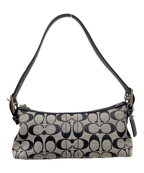 COACH（コーチ）COACH (コーチ) アクセサリーポーチ ベージュ×ブラック サイズ:下記参照の古着・服飾アイテム