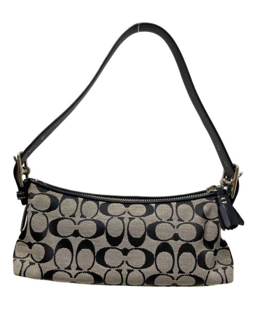 COACH（コーチ）COACH (コーチ) アクセサリーポーチ ベージュ×ブラック サイズ:下記参照の古着・服飾アイテム