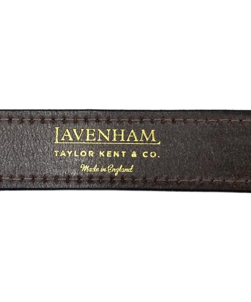 LAVENHAM（ラベンハム）LAVENHAM (ラベンハム) TAYLOR KENT & CO. レザーベルト ブラウン サイズ:下記参照の古着・服飾アイテム