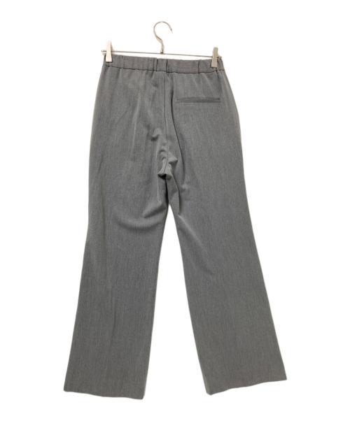mizuiro-ind（ミズイロインド）mizuiro-ind (ミズイロインド) ウエストゴムセンタープレスパンツ グレー サイズ:FREEの古着・服飾アイテム