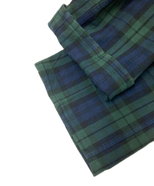 holiday（ホリデー）holiday (ホリデー) ワンタックチェックパンツ ネイビー×グリーン サイズ:０の古着・服飾アイテム