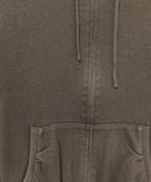 BURBERRY BLUE LABEL（バーバリー ブルー レーベル）BURBERRY BLUE LABEL (バーバリー ブルー レーベル) ジップアップニットパーカー ブラウン サイズ:38の古着・服飾アイテム