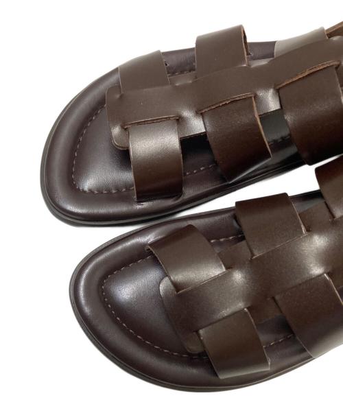 CORSO ROMA 9（コルソローマノーヴェ）CORSO ROMA 9 (コルソローマノーヴェ) グルカサンダル ブラウン サイズ:37の古着・服飾アイテム
