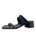 CLANE (クラネ) Fabric Square Mules ブラック サイズ:37：11000円