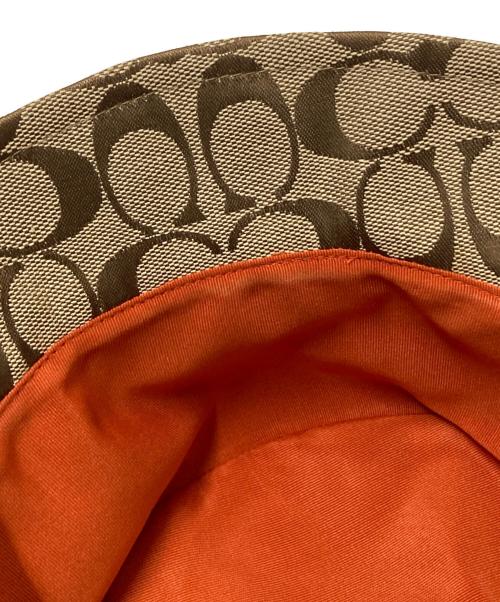 COACH（コーチ）COACH (コーチ) シグネチャーバケットハット ベージュの古着・服飾アイテム