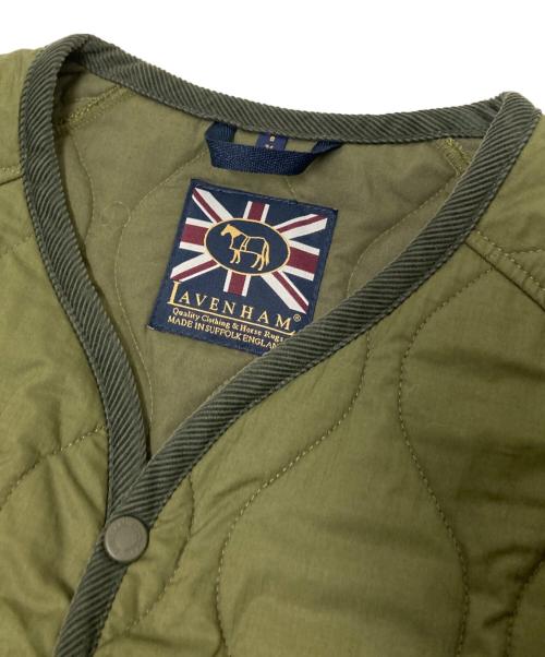 LAVENHAM（ラベンハム）LAVENHAM (ラベンハム) キルティングコート オリーブ サイズ:36の古着・服飾アイテム