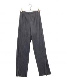 PLEATS PLEASE（プリーツプリーズ）の古着「プリーツパンツ」｜グレー