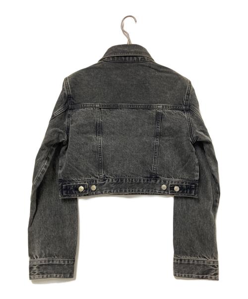 SLY（スライ）SLY (スライ) OVER DYE COMPACT DENIM ジャケット ブラック サイズ:FREE 未使用品の古着・服飾アイテム