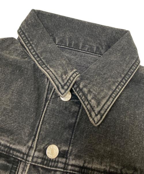 SLY（スライ）SLY (スライ) OVER DYE COMPACT DENIM ジャケット ブラック サイズ:FREE 未使用品の古着・服飾アイテム
