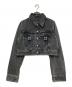 SLY（スライ）の古着「OVER DYE COMPACT DENIM ジャケット」｜ブラック
