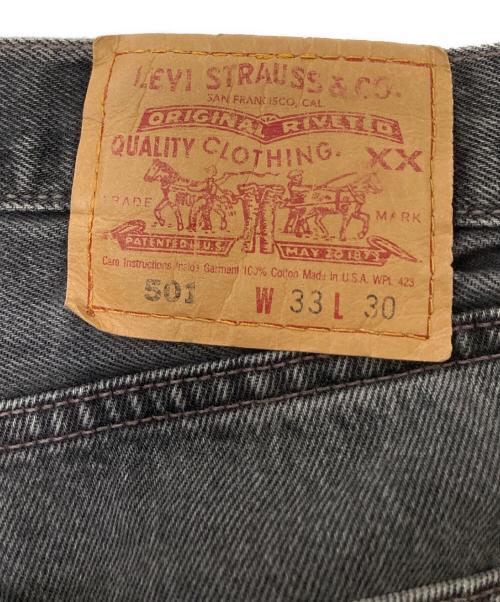 LEVI'S（リーバイス）LEVI'S (リーバイス) 先染め501デニムパンツ ブラック サイズ:W33×L30の古着・服飾アイテム