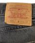 中古・古着 LEVI'S (リーバイス) 先染め501デニムパンツ ブラック サイズ:W33×L30：18000円