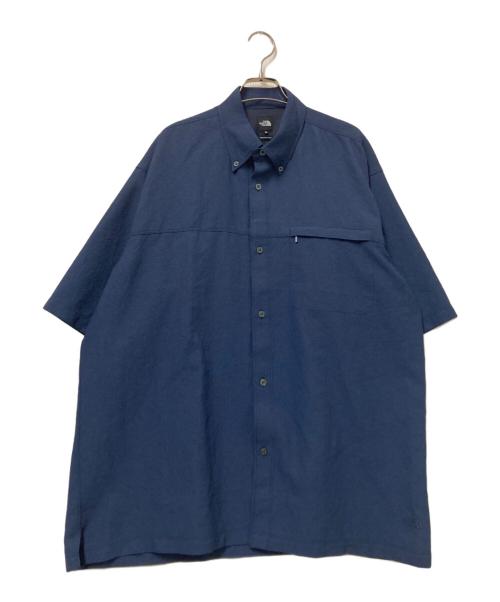 THE NORTH FACE（ザ ノース フェイス）THE NORTH FACE (ザ ノース フェイス) S／S Awning Shirt ネイビー サイズ:XLの古着・服飾アイテム