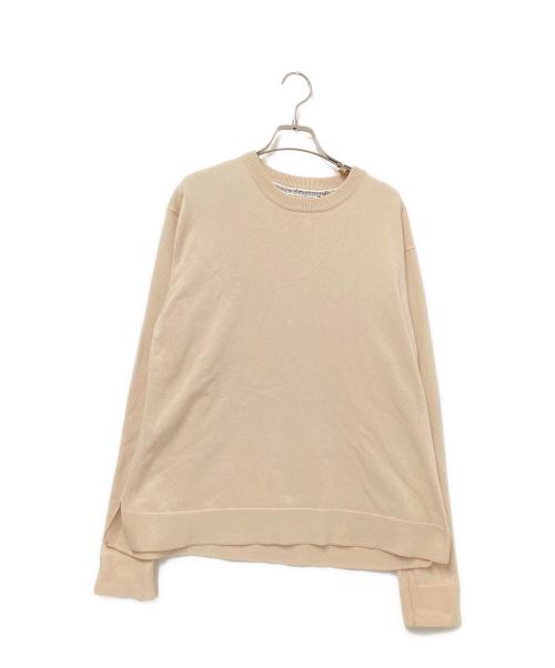 NUMBER (N)INE（ナンバーナイン）NUMBER (N)INE (ナンバーナイン) クルーネックニット ベージュ サイズ:2の古着・服飾アイテム