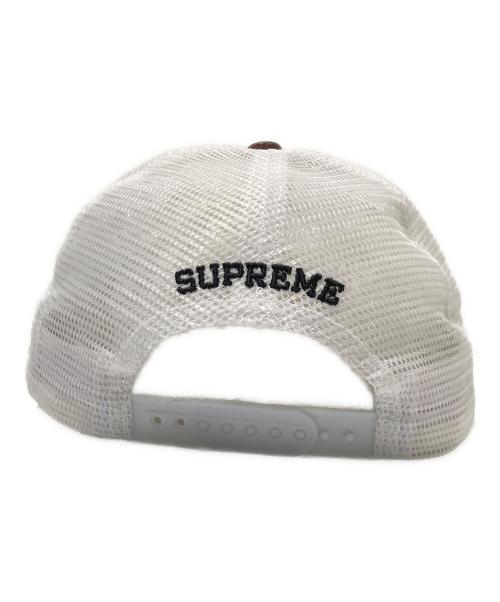 SUPREME（シュプリーム）SUPREME (シュプリーム) Raffia Mesh Back 5-Panel Camo ブラウン×グリーン サイズ:下記参照の古着・服飾アイテム