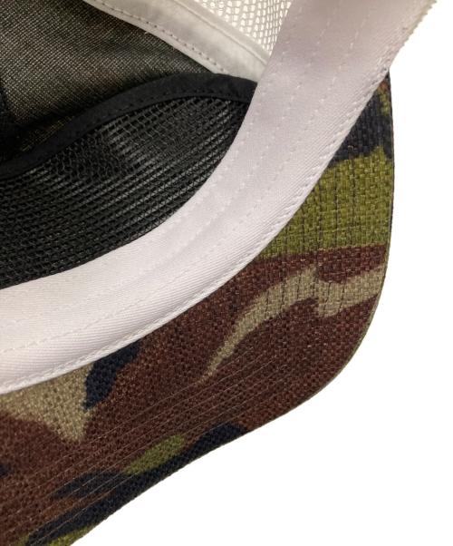 SUPREME（シュプリーム）SUPREME (シュプリーム) Raffia Mesh Back 5-Panel Camo ブラウン×グリーン サイズ:下記参照の古着・服飾アイテム