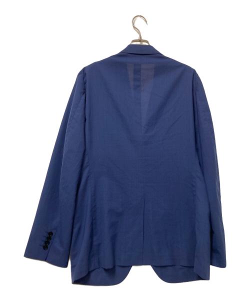 TOMORROW LAND（トゥモローランド）TOMORROW LAND (トゥモローランド) Super120'sウールポリエステル シングルブレステッド2Bジャケット ネイビー サイズ:50の古着・服飾アイテム