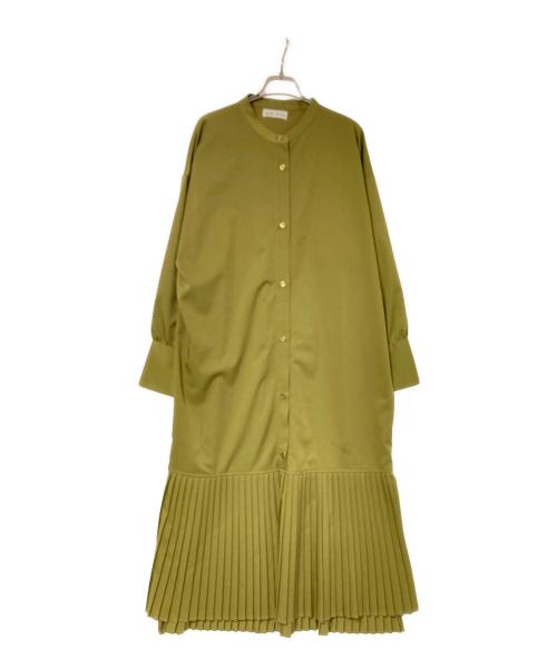 SUMI STYLE（スミ スタイル）SUMI STYLE (スミ スタイル) アンダープリーツマーメイドワンピース オリーブ サイズ:FREEの古着・服飾アイテム