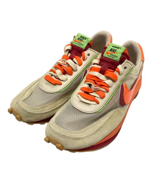 NIKE（ナイキ）NIKE (ナイキ) sacai (サカイ) CLOT LDWAFFLE オレンジ×ベージュ サイズ:27.5cmの古着・服飾アイテム