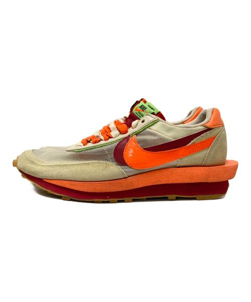 NIKE（ナイキ）NIKE (ナイキ) sacai (サカイ) CLOT LDWAFFLE オレンジ×ベージュ サイズ:27.5cmの古着・服飾アイテム