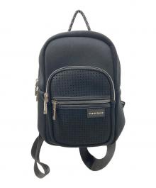 qbag paris（キューバッグ パリ）の古着「パンチングポケットバッグパック」｜ブラック